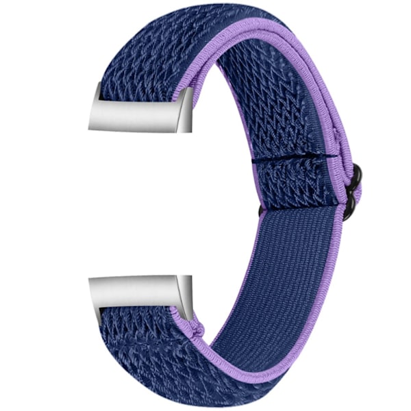 Flettet nylonarmbånd Fitbit Charge 3/4 Lilla/Blå
