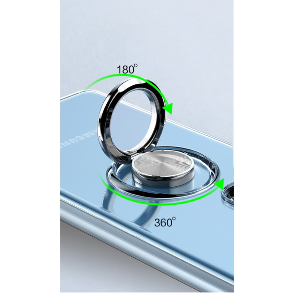 Skal Med Ringhållare Samsung Galaxy S21 Ultra Transparent