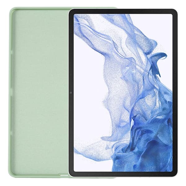 Silikonecover Samsung Galaxy Tab S9 FE Grøn