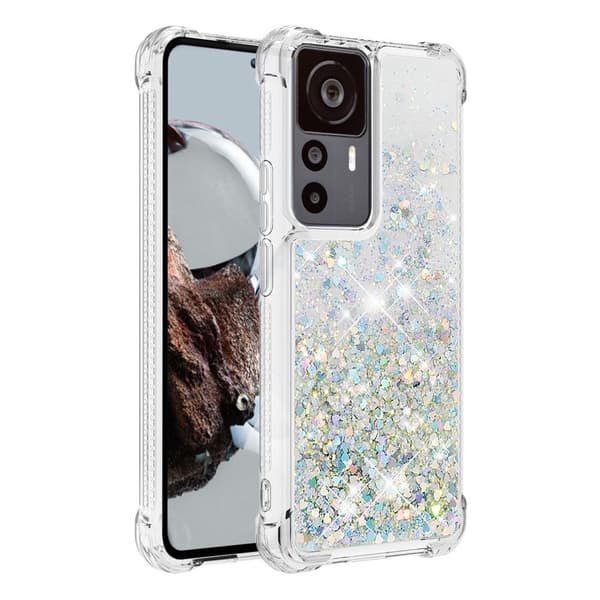 Glitter Bling TPU Case Xiaomi 12T Silver