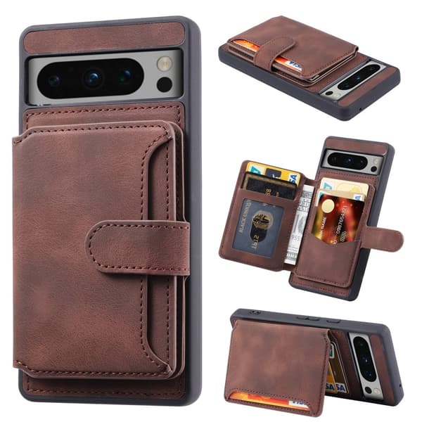 Multi-Slot Skal RFID-skydd Google Pixel 8 Pro Brun