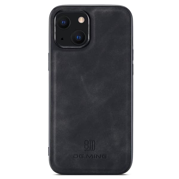 DG.MING 2 i 1 Magnetisk kortholder etui iPhone 14 Sort