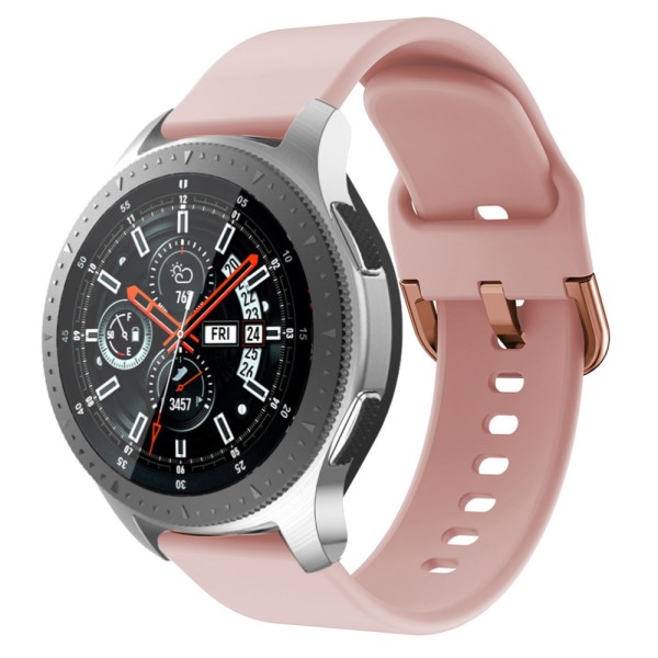 Blødt Silikonarmbånd Samsung Galaxy Watch 46mm Rosa