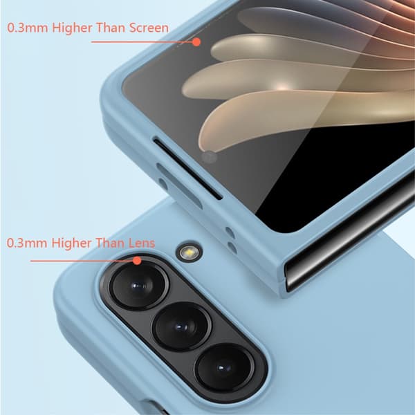 Hårdskal Gummerat Samsung Galaxy Z Fold 5 Rosa