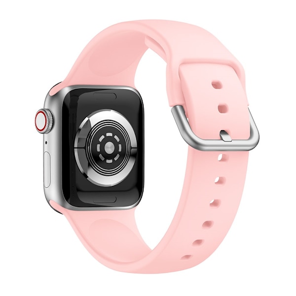 Blødt Silikonarmbånd til Apple Watch 38/40/41 mm Rosa