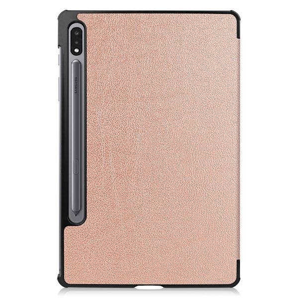 Samsung Galaxy Tab S7/S8 Kotelo Tri-fold Ruusukulta