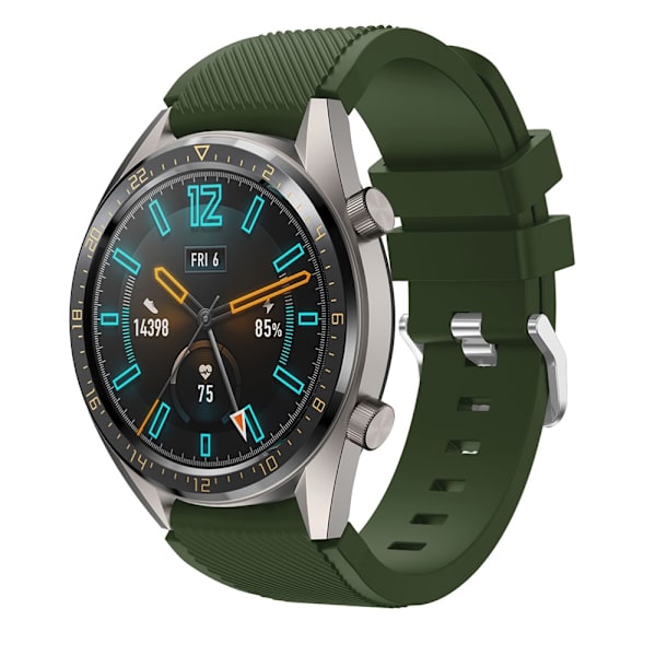 Silikonarmband Huawei Watch GT/GT 2 46mm/GT 2 Pro Grön