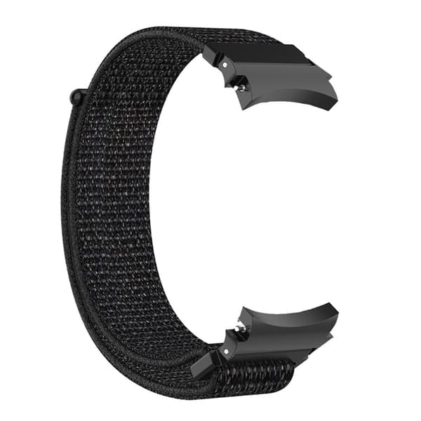 Nylonrem til Samsung Galaxy Watch 5 40/44/Pro 45mm Sort