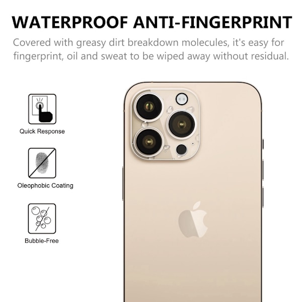 Fuld dækkende linsebeskyttelse iPhone 14 Pro Max