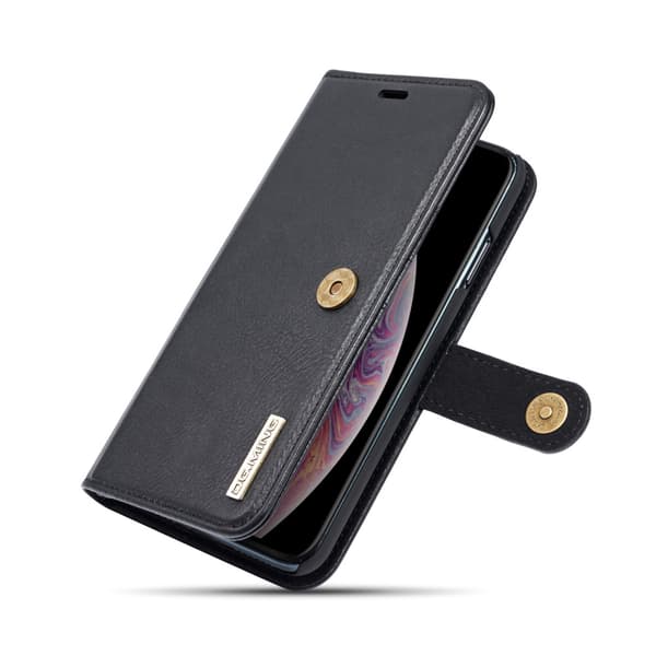 DG.MING 2-i-1 Magnetiskt Plånboksfodral iPhone XS Max Svart