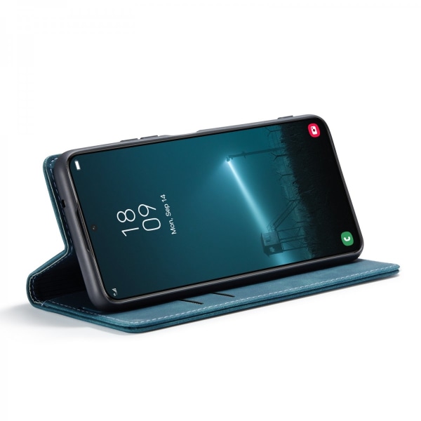 CaseMe Slim Lompakkokotelo Samsung Galaxy S22 Plus Sininen