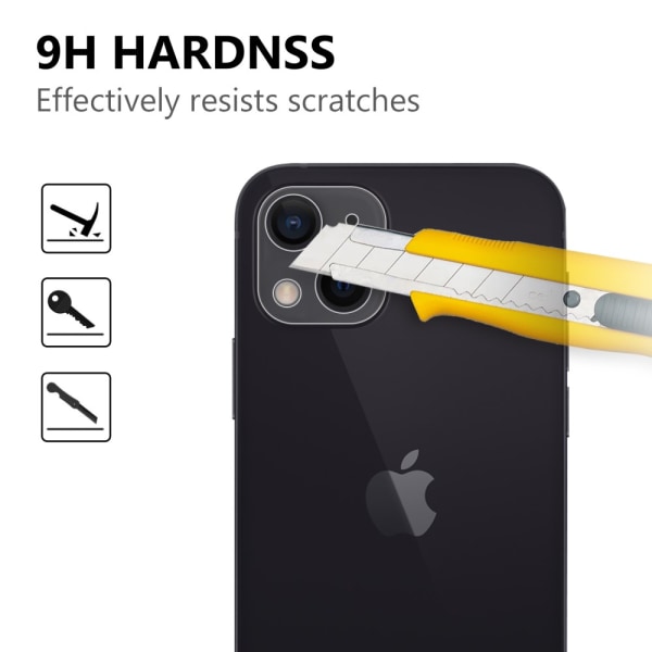 Täysi peittävä linssisuojaus 0,2 mm iPhone 13 Mini