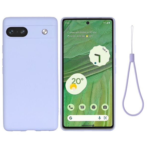 Silikonecover Google Pixel 7a Lilla