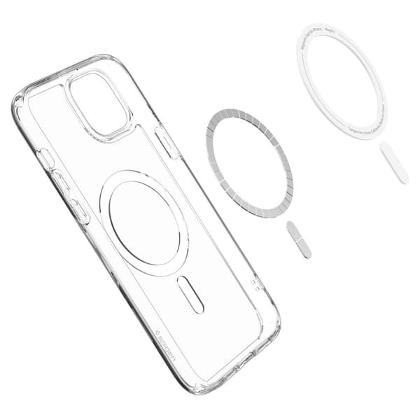 Spigen Ultra Hybrid MagSafe Skal iPhone 15 Plus Vit