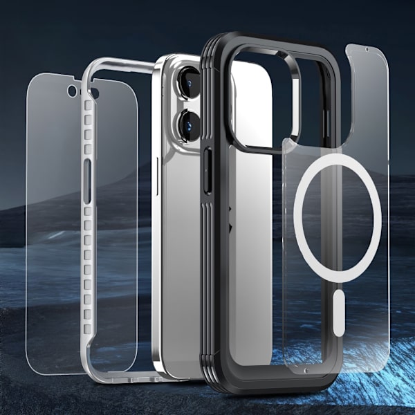 Ultra Full Protection MagSafe Cover iPhone 15 Plus Sort