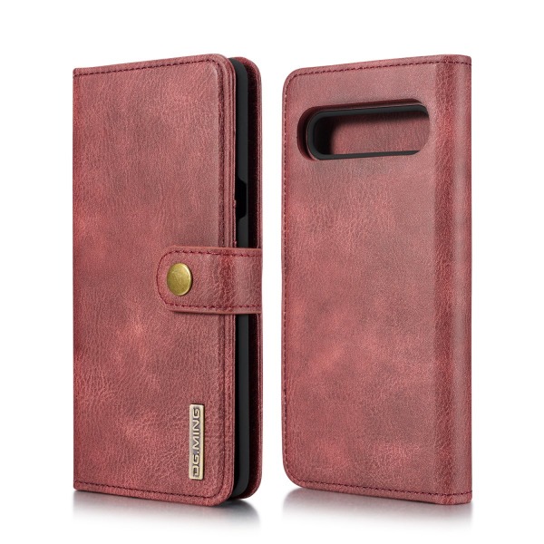 DG.MING 2-in-1 Magnet Wallet Samsung Galaxy S10 Red
