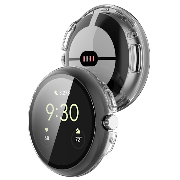 Google Pixel Watch Hårdplast + Glas Transparent
