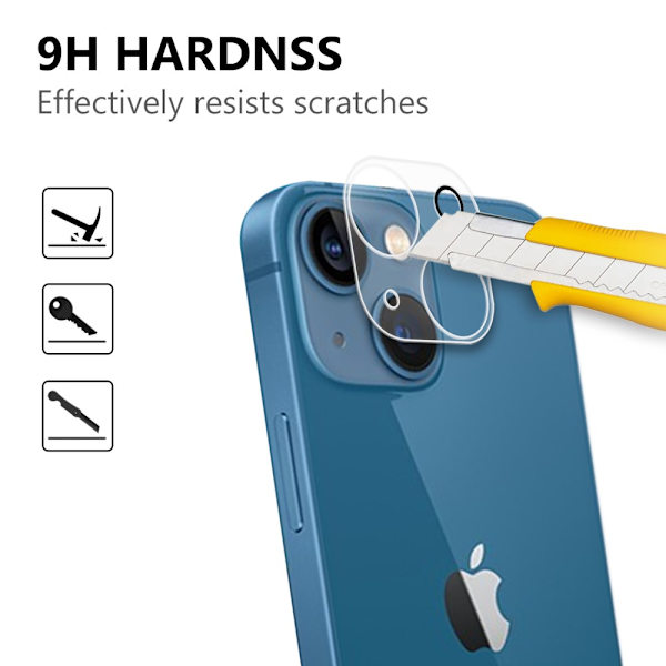 Heltäckande Linsskydd iPhone 14 Plus