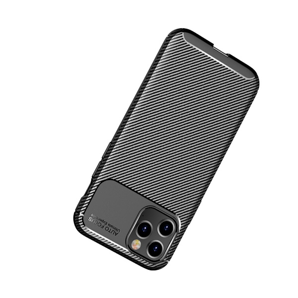 Carbon Shockproof TPU Case iPhone 12 Pro Max Black
