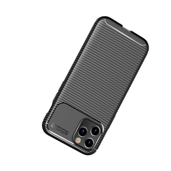 Carbon Shockproof TPU Cover iPhone 12 Pro Max Sort
