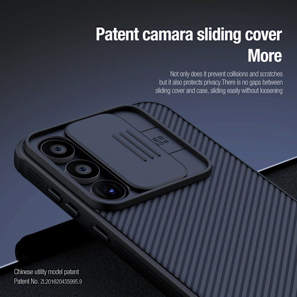 Nillkin CamShield Skal Samsung Galaxy A55 Svart