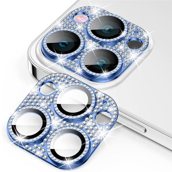 Hat Prince Glitter Kamerasuoja Alumiini iPhone 15 Pro/iPhone 15