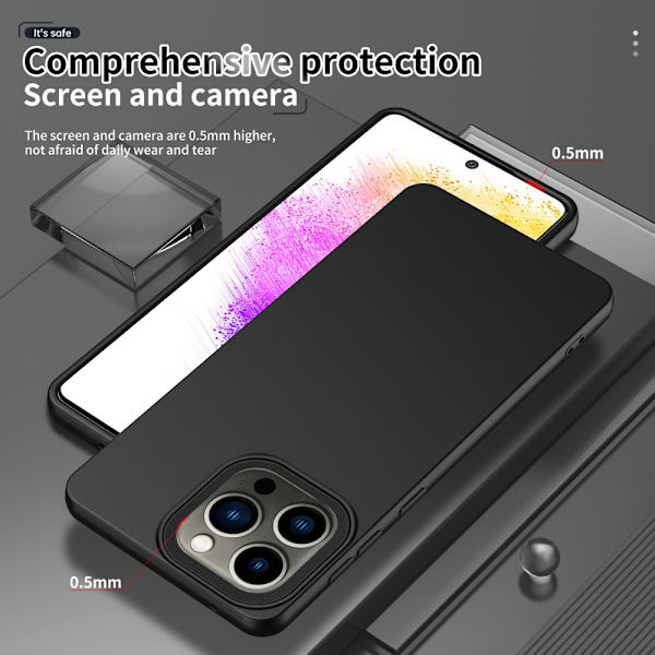 Hybrid Cover iPhone 14 Plus Sort