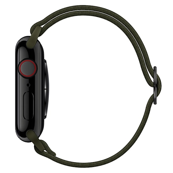 Elastisk Nylonrem Apple Watch 41mm Series 9 Grøn