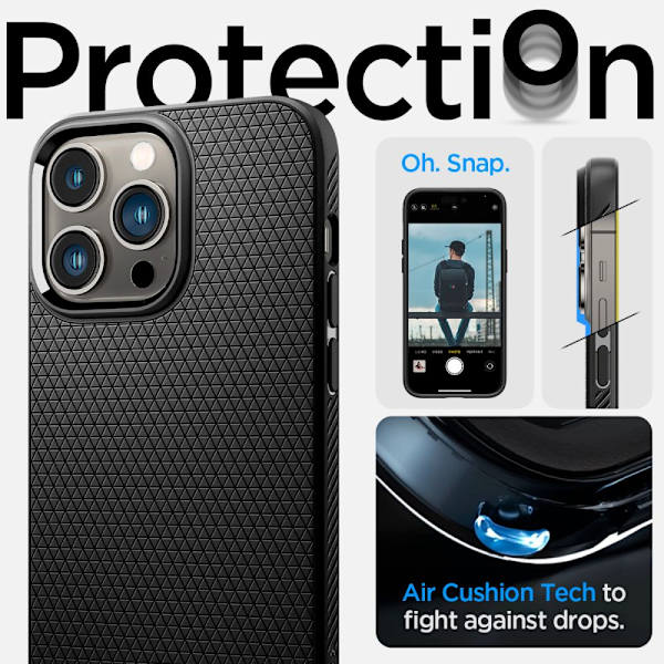 Spigen iPhone 14 Pro Max Cover Liquid Air Sort