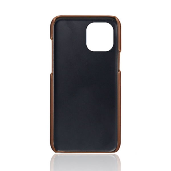 Läderskal Med Kortfack iPhone 13 Pro Max Brun