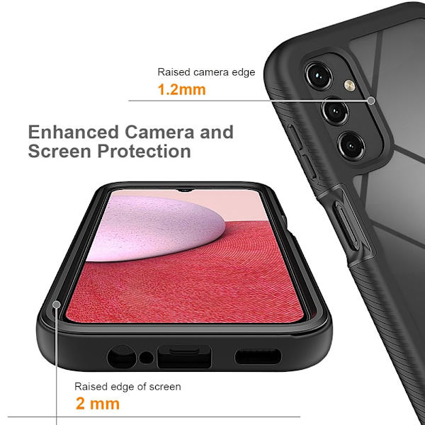 Allround Cover Skal Samsung Galaxy A14 Sort