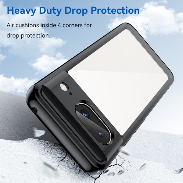 Hybrid Edge Case Google Pixel 8 Svart