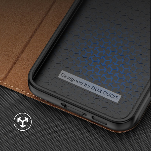 Dux Ducis Skin X2 Fodral Läder Samsung Galaxy S23 Brun