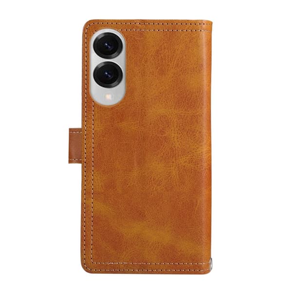 Plånboksfodral Multi-Slot Samsung Galaxy S25 Edge Cognac