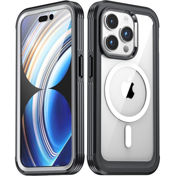Ultra Full Protection MagSafe Cover iPhone 15 Pro Max Sort