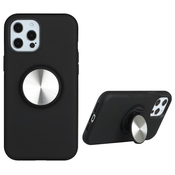 Skal Med Grip Holder iPhone 12 Pro Max Musta