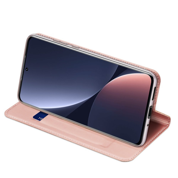 Dux Ducis Skin Pro Nahkakotelo Xiaomi 12 Pro Pinkki