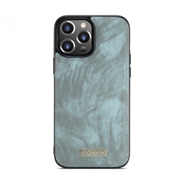CaseMe Multi-Slot 2 i 1 Wallet Case iPhone 13 Pro Blue