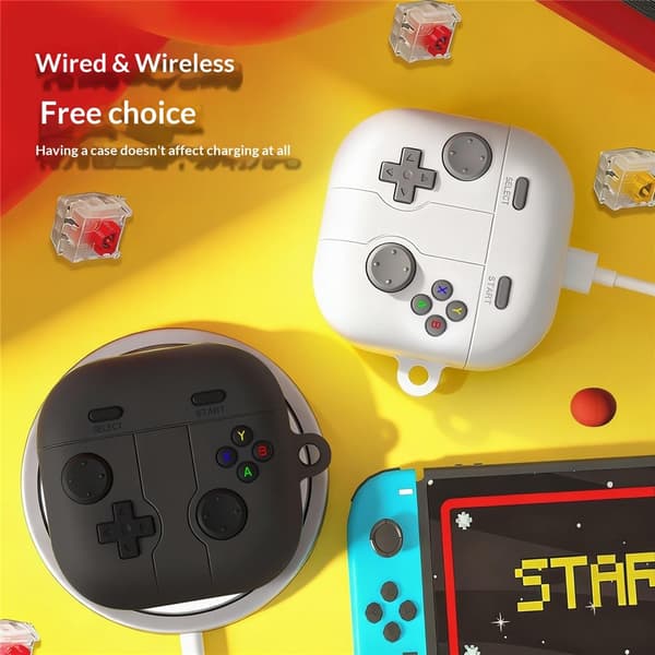 Silikonecover Samsung Galaxy Buds 4 Gamepad Sort