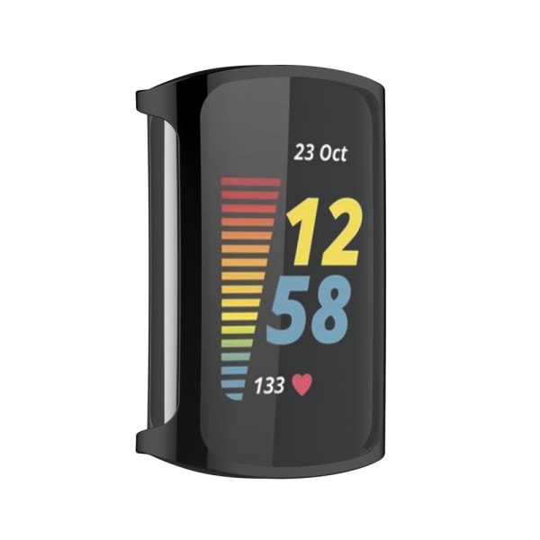 Heltækkende TPU Skal Fitbit Charge 6 Sort