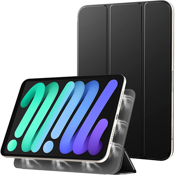 iPad Mini 7. generation (2024) Etui Tri-fold Magnetisk Sort
