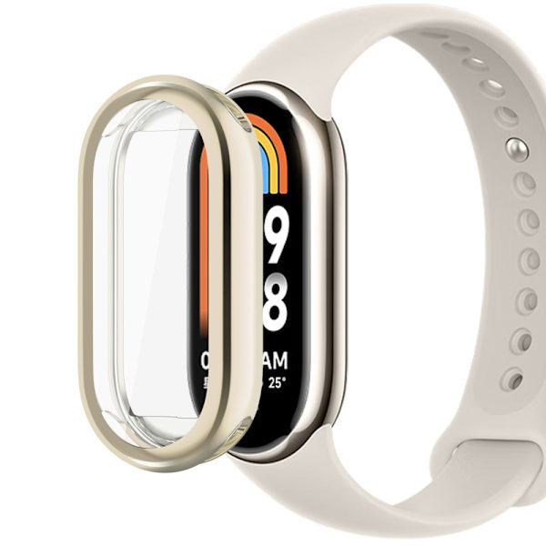 Heltäckende TPU Skal Xiaomi Smart Band 8 Guld