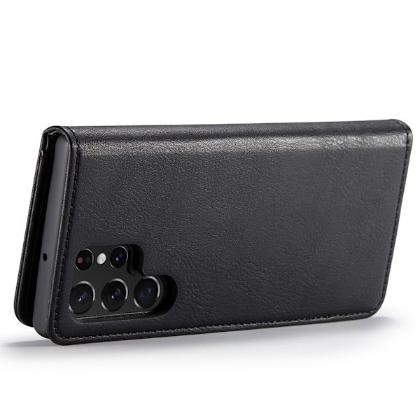 DG.MING 2-in-1 Magnet Wallet Samsung Galaxy S22 Ultra Black