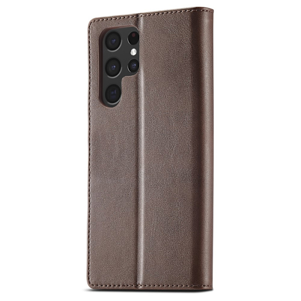 LC.IMEEKE Plånboksfodral Samsung Galaxy S24 Ultra Brun