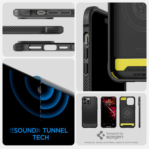 Spigen iPhone 14 Pro Max Cover Rugged Armor Mag Sort
