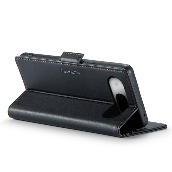 CaseMe Slim Plånboksfodral RFID-skydd Google Pixel 8a Svart