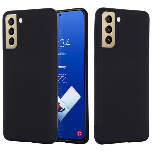 Silikonecover Samsung Galaxy S21 FE Sort