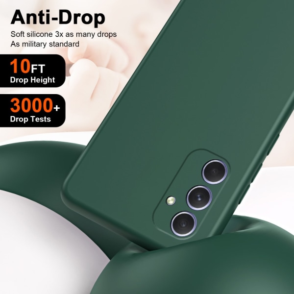Silikonskal Samsung Galaxy A55 Grön