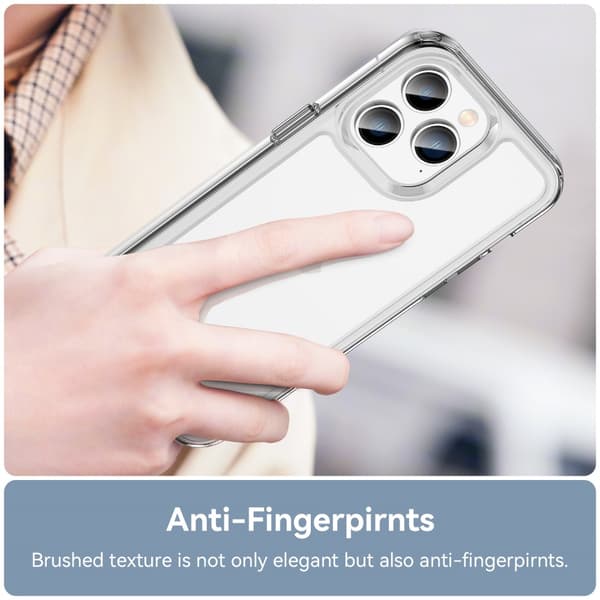 Hybrid Edge Skal iPhone 14 Pro Transparent