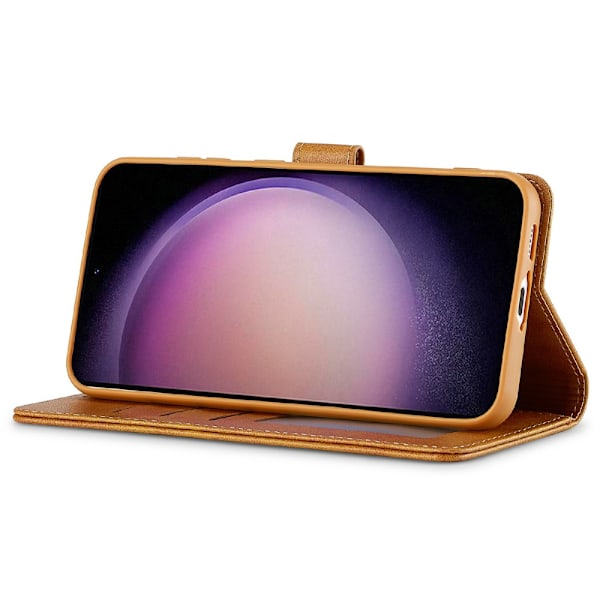 LC.IMEEKE Pungetui Samsung Galaxy S25 Plus Cognac